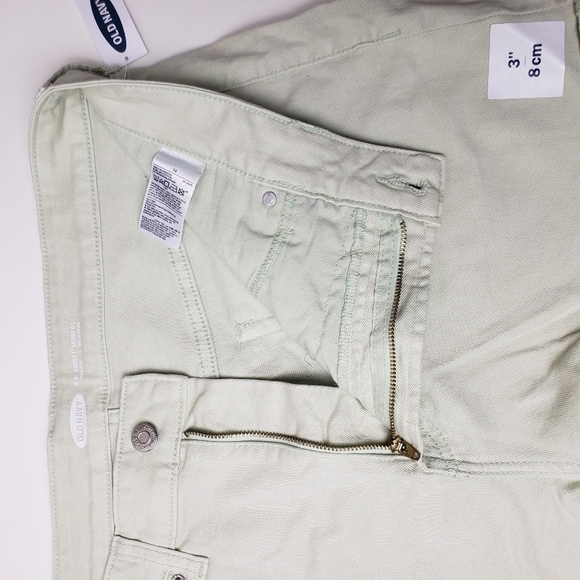 Old Navy High Waisted O.G. Straight Mineral Dye Jean Short 14 - Picture 10 of 11